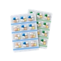 Multi-dose medication blister packaging